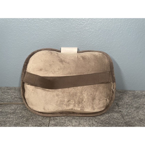 HOMEDICS Pillow Shiatsu Massager SP-105H Neck Back Heated Portable Brown - Picture 4 of 5